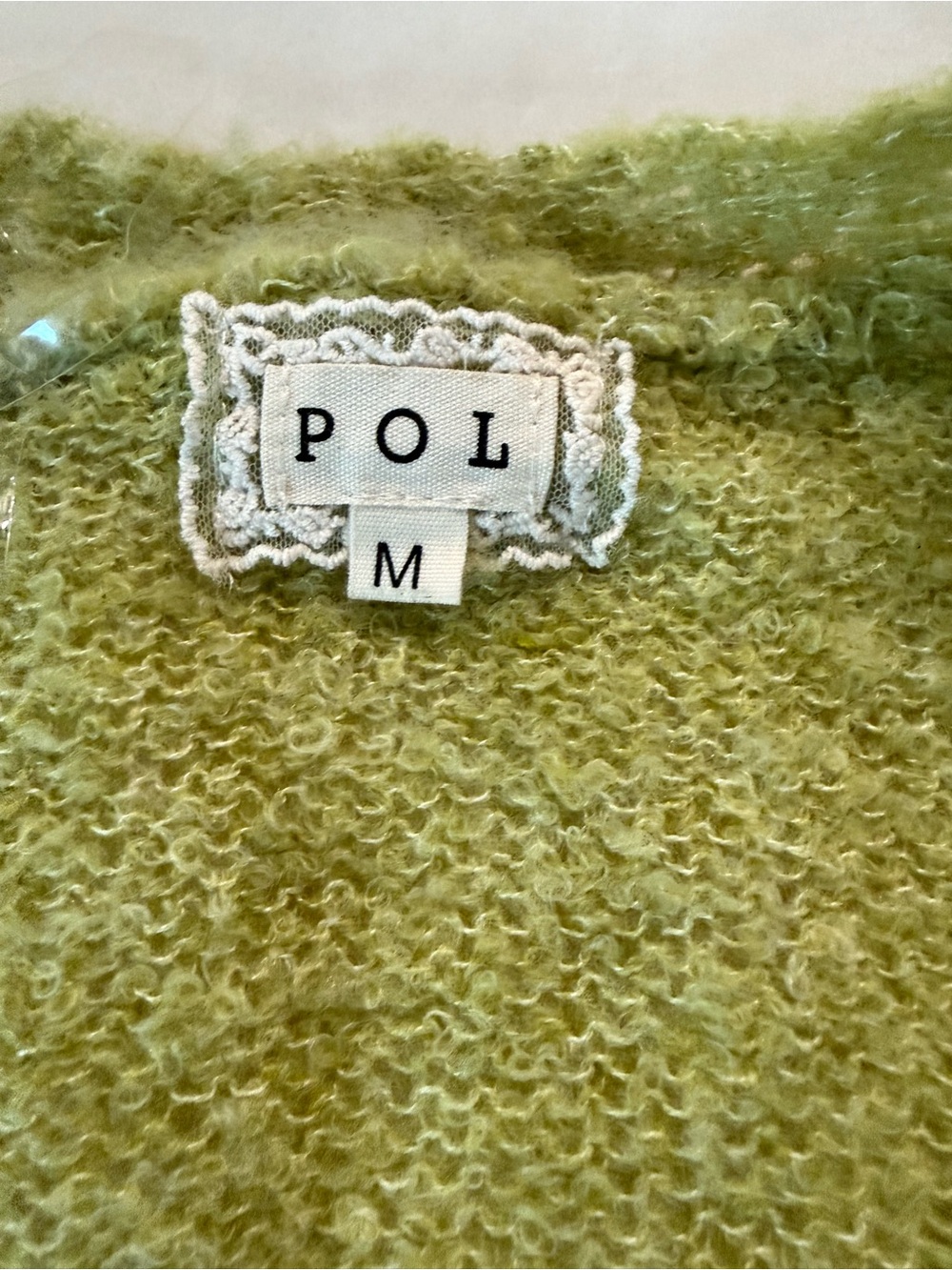POL Women’s Striped Cardigan Sweater Size Medium D93 - Picture 2 of 5